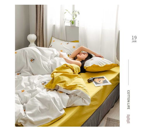 逸軒全棉水洗棉四件套 春秋舒適，夏季清涼的床上佳品